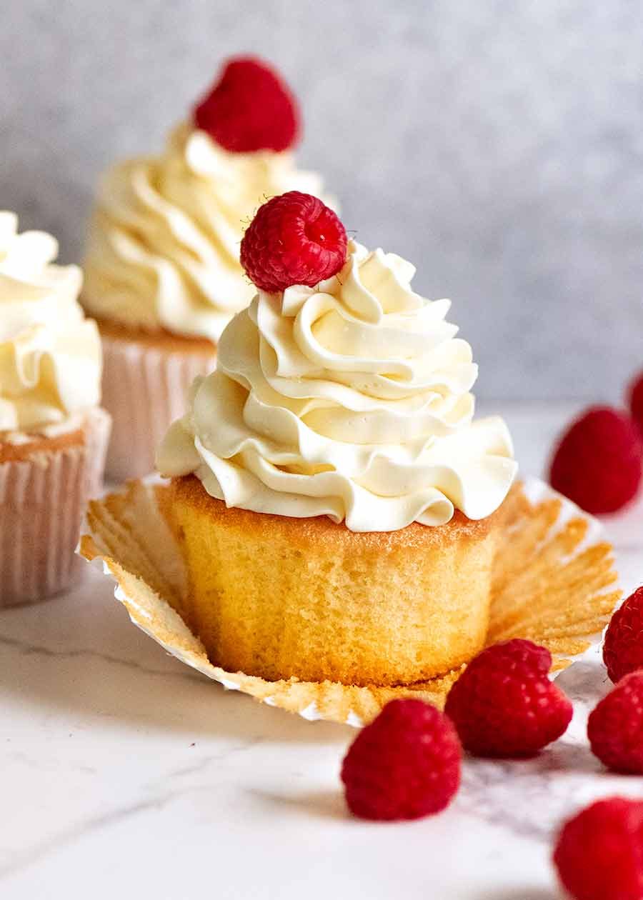 Secret to Velvety Vanilla Cupcakes: Butter & Whole Eggs
